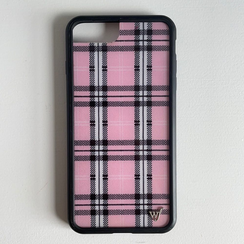 Wild Flower iPhone 8+ plaid case